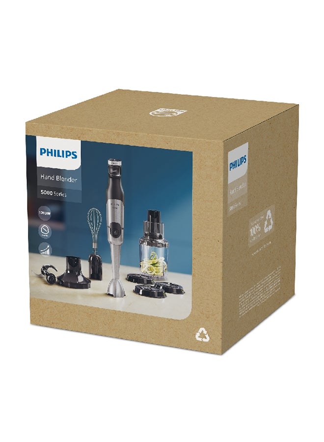 Philips 1200W 5000 Series Hand Blender Silver and Black 700 ml HR2684/00 HR2684/00 Silver and Black - Image 5