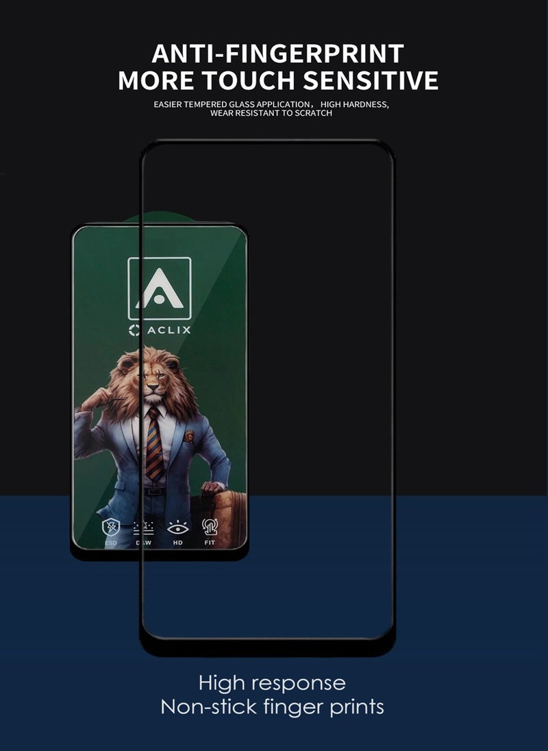 ACLIX 4 Pieces Antistatic ESD Dustproof Premium Quality High Definition Tempered Glass Screen Protector Designed For Samsung Galaxy A52s 5G - Image 5