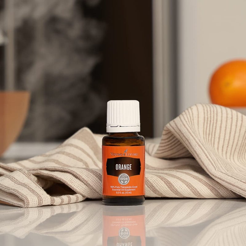 Young Living Orange Essential Oil 15ml - Brighten Your Space with an Uplifting Citrus Aroma - Cleanse, Refresh, and Promote Wellness - Premium Young Living - Image 4