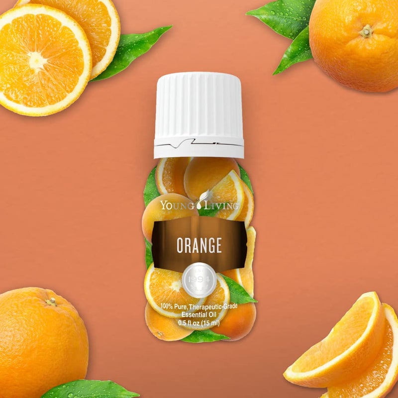 Young Living Orange Essential Oil 15ml - Brighten Your Space with an Uplifting Citrus Aroma - Cleanse, Refresh, and Promote Wellness - Premium Young Living - Image 5
