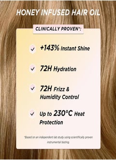 Gisou GISOU Honey Gloss Duo Set 28ml, Nourishing Hair & Lip Care  - Image 3