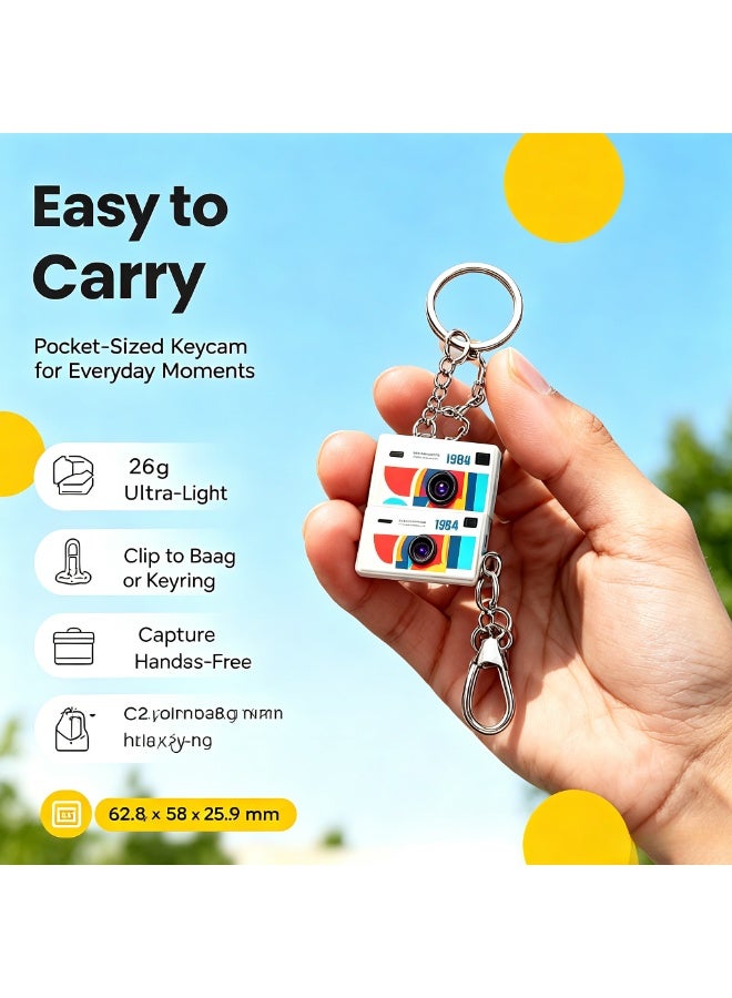 1080P HD Thumb Camera Recording Built-in Microphone Rechargeable Battery Travel Vlogging Gadget Small Security Camera - Image 3