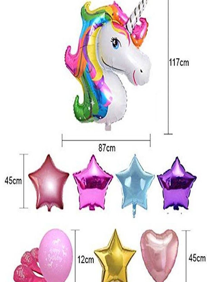 نيبمينينت طقم مستلزمات حفلات بتصميم أحادي القرن مكون من 126 قطعة - Image 2