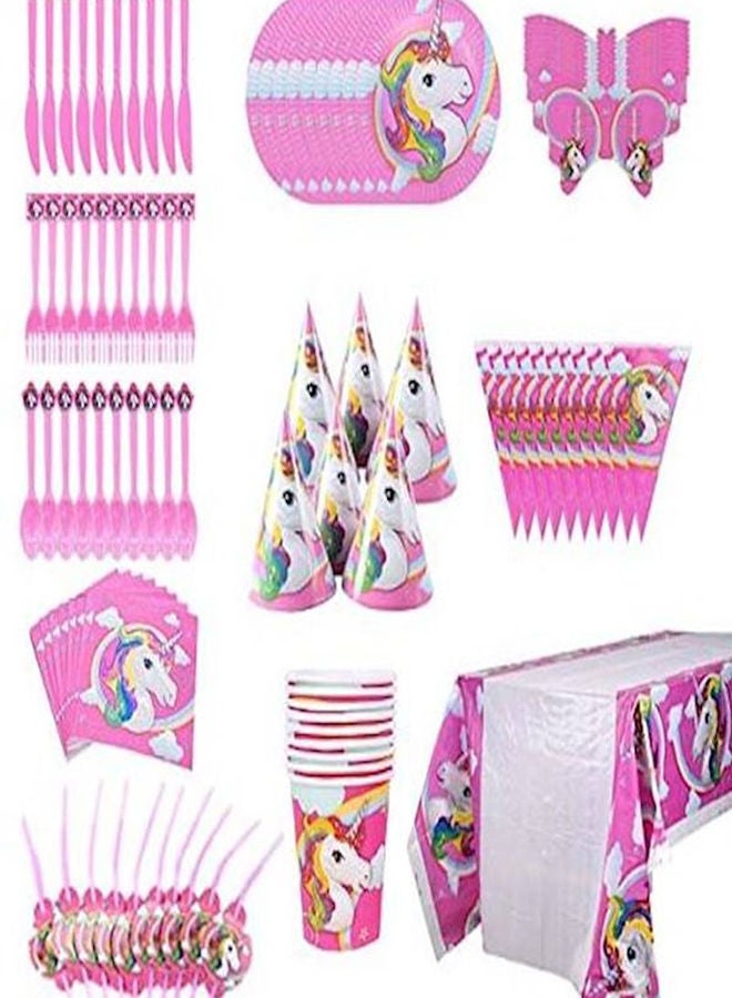 نيبمينينت طقم مستلزمات حفلات بتصميم أحادي القرن مكون من 126 قطعة - Image 3