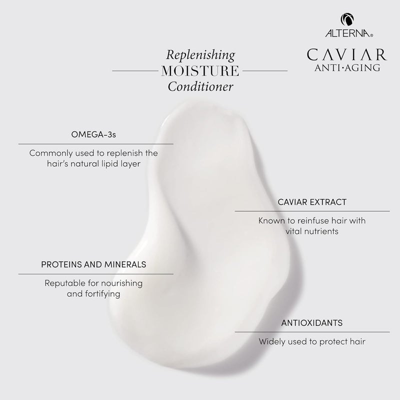 Alterna Caviar Anti-Aging Replenishing Moisture Conditioner for Unisex - 8.5 oz - Image 4