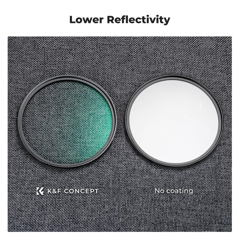 K&F CONCEPT 67mm Black Diffusion 1/4 Filter Mist Cinematic Effect Filter with 18 Multi-Layer Coatings for Video/Vlog/Portrait Photography (K-Series) - Image 5