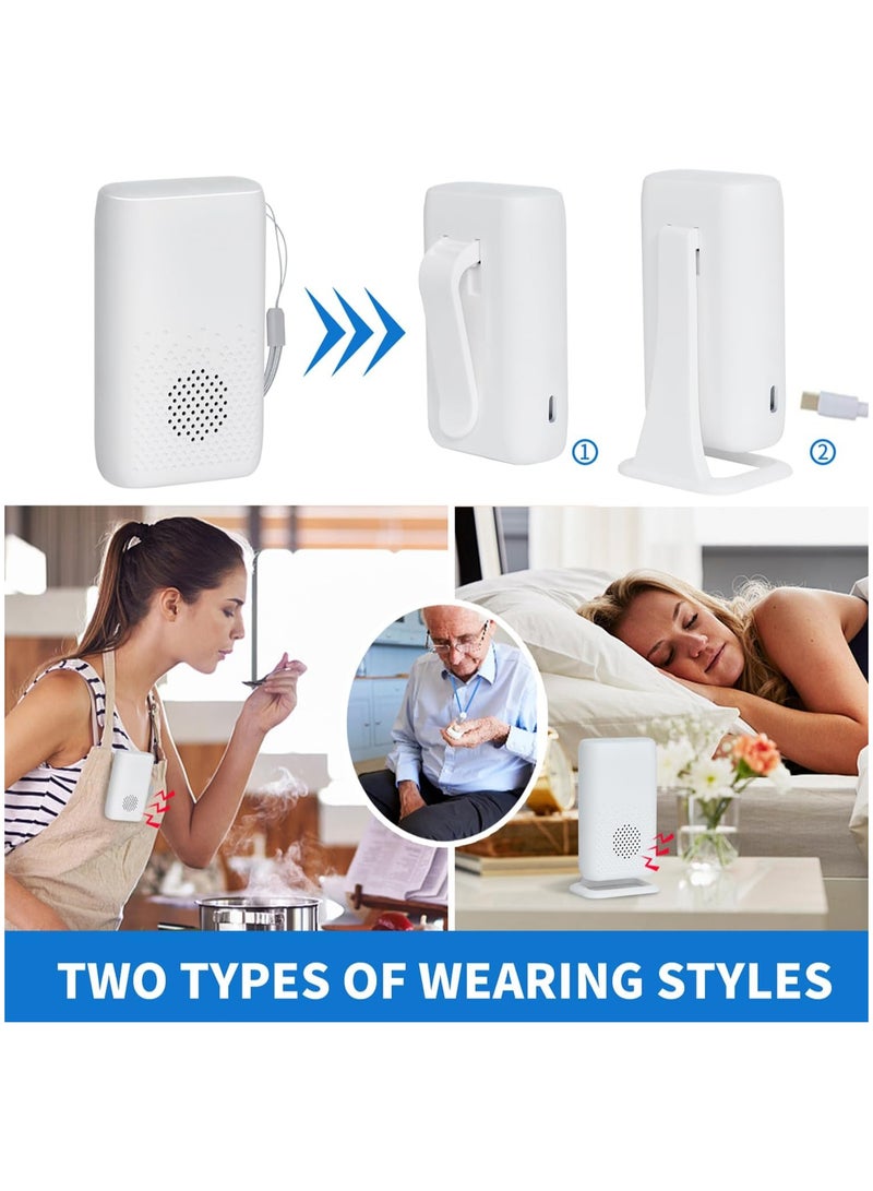 Wireless Caregiver Vibration Pager Call Button Call Bell Alert Blue Button Call Light System Monitoring for Home Elderly Patients Nurse Alert System SOS 1 Waterproof Transmitters 1 Portable Receiver D320 - Image 5
