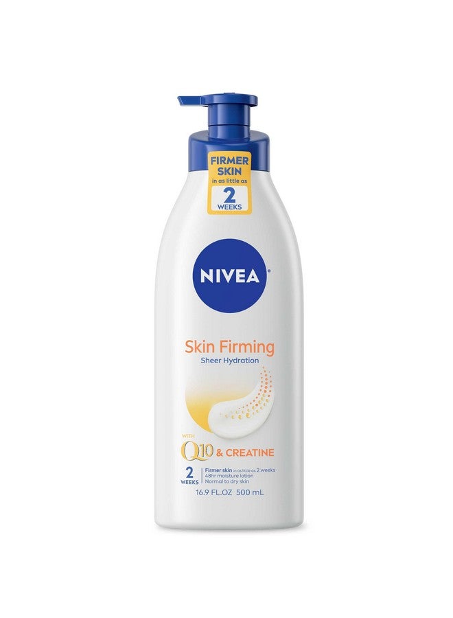 NIVEA Skin Firming Hydrating Body Lotion - With Q10 For Normal Skin - 16.9 fl. oz. Pump Bottle - Image 1