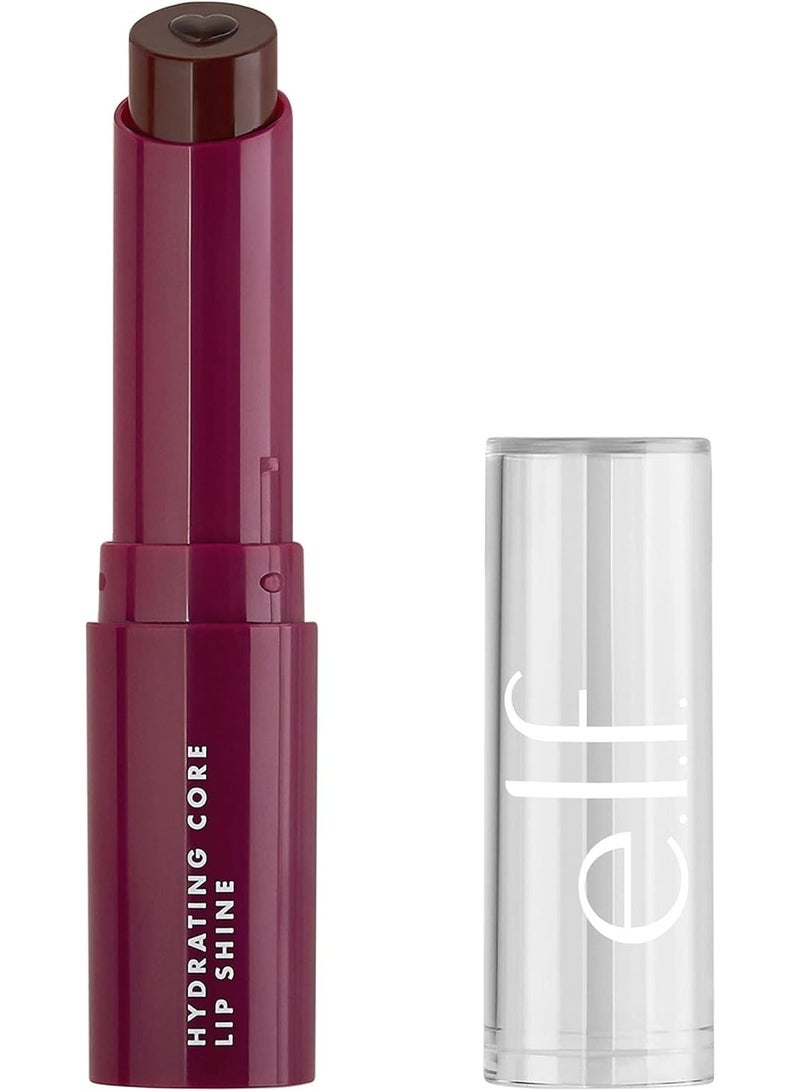 elf Cosmetics Hydrating Core Lip Shine, Conditioning & Nourishing Lip Balm, Sheer Colour Tinted Chapstick, Ecstatic, 0.09 Oz, 1 Count (Pack of 1) - Image 1