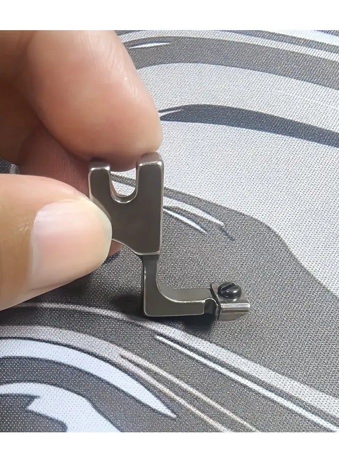 Goolsky Adjustable Invisible Zipper Presser Foot with Groove, Stainless Steel Sewing Machine Accessory for Knitting and Crafts - Silvery Gray  - Image 1