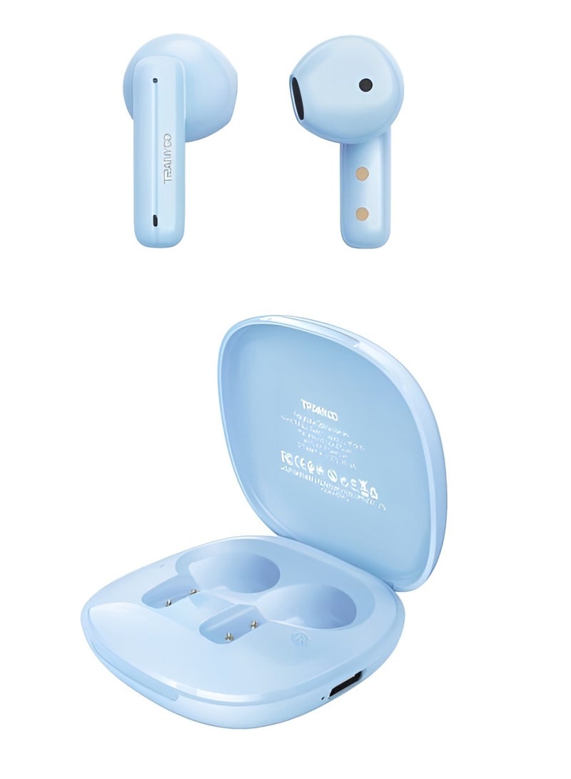 TRANYOO TM-25 Wireless Stereo Headphone Ultra Thin Size Design TWS with Bass - Image 1