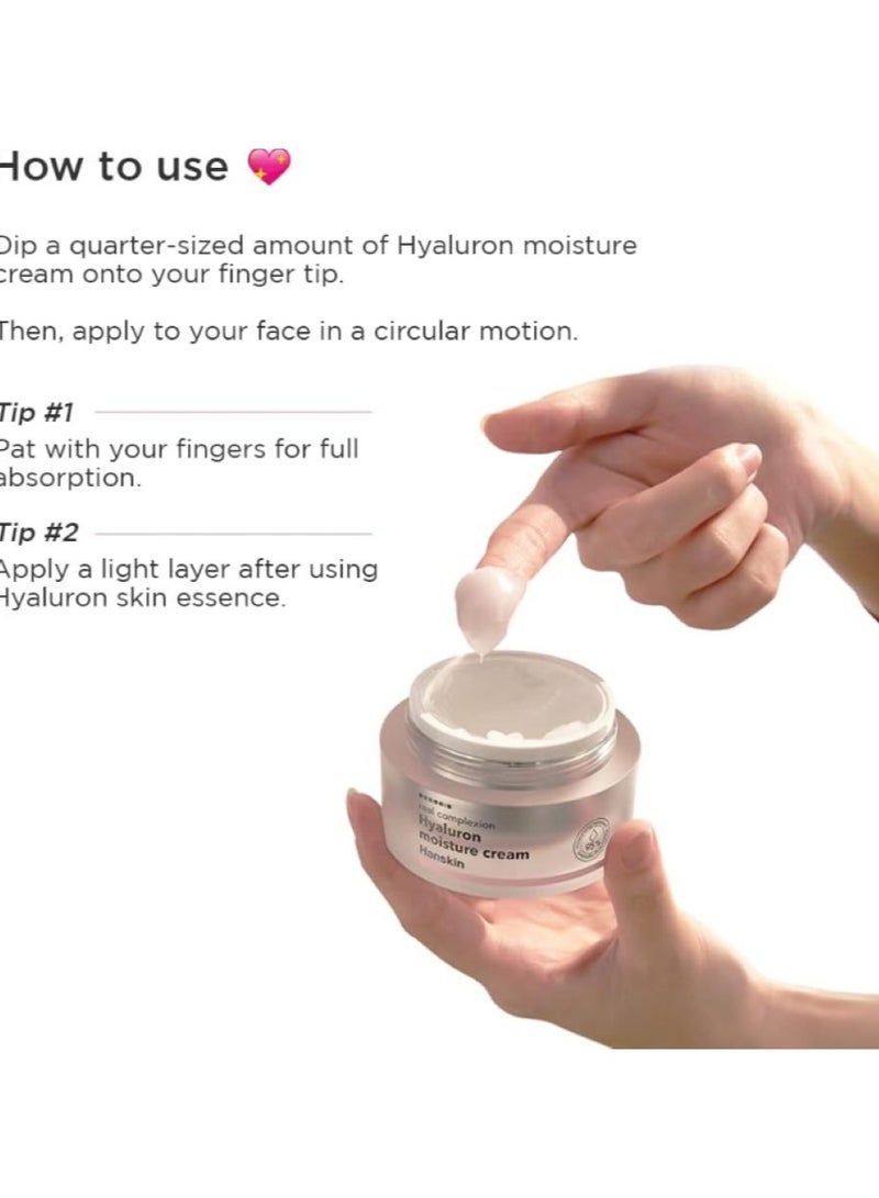 Hanskin Hyaluron Moisture Cream 50ml - Image 5
