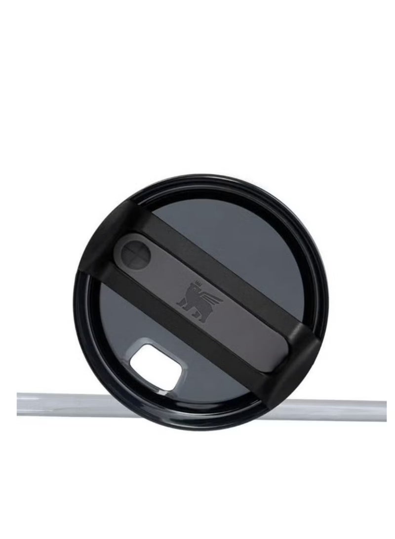 Stanley 40oz Stanley Quencher H20 Flowstate Stainless Steel Vacuum Insulated Tumbler with Lid and Straw for Water, Iced Tea or Coffee, Smoothie and More, Cream (Black) - Image 3