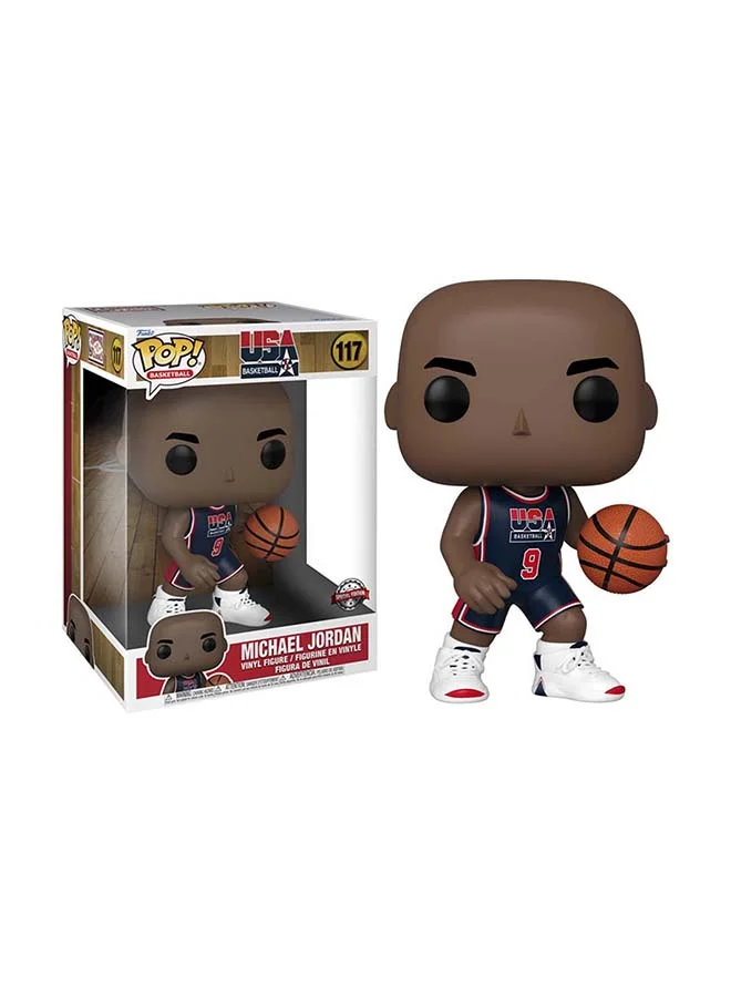 فانكو Pop Jumbo! NBA: Michael Jordan 10 inch 1992 Team USA Navy UExc