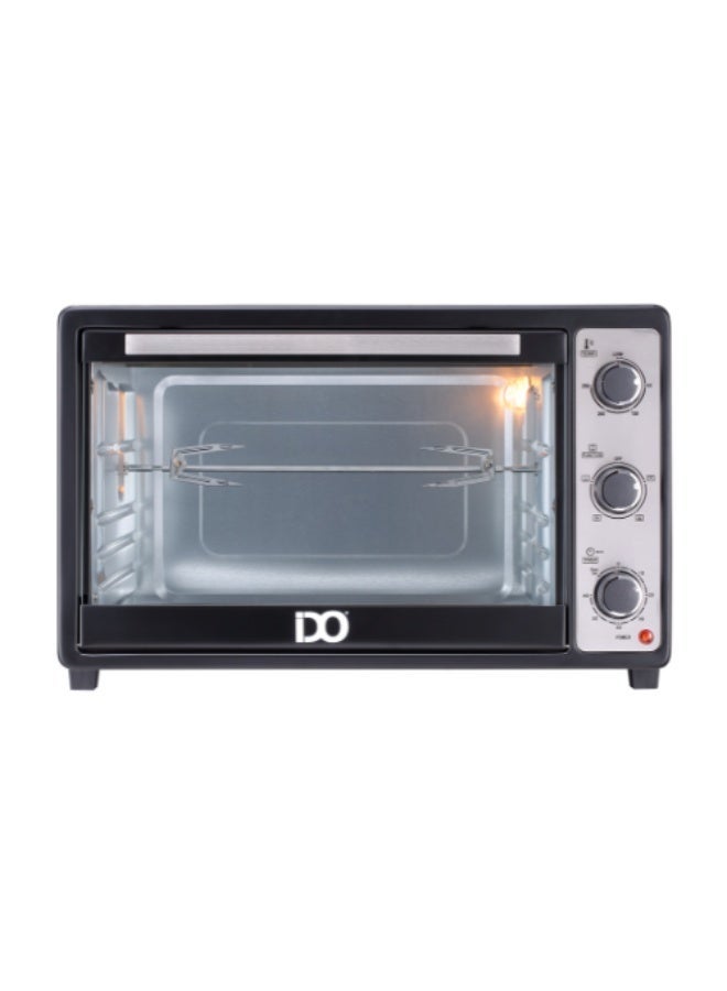 IDO Single Glass Toaster Oven 45 Liters, Black – TO45SG-BK - Image 1