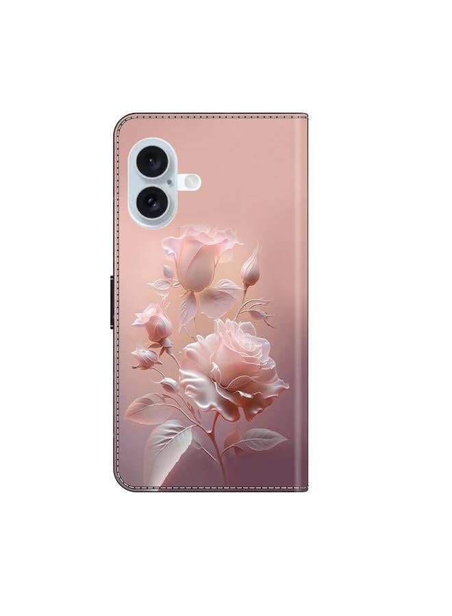 S-TOP Case For iPhone 16 Fresh Painted Leather Phone Case - Image 3