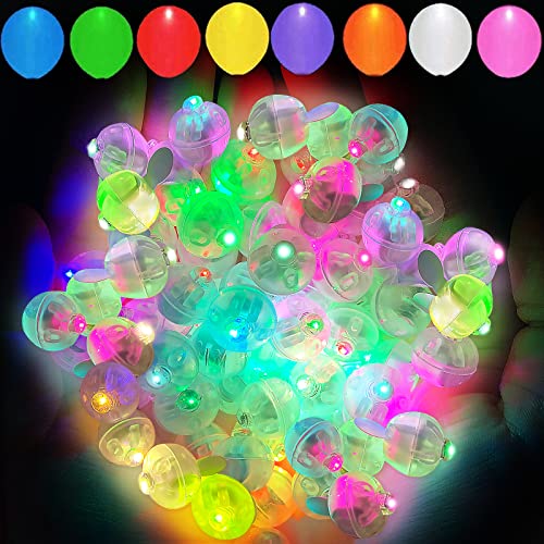 Aogist 100pcs Mutilcolor Balloon Lights, Long Standby Time Waterproof Mini Ball Light, Round LED Flash Lamp for Paper Lantern Balloon Party,Wedding,Birthday,Festival,New Year and Christmas Decorative - Image 1