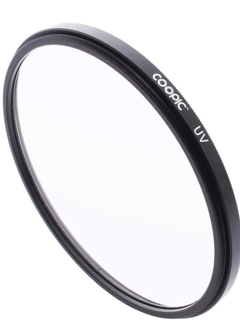 Coopic COOPIC 58mm UV Ultra-Violet Filter Lens Protector Compatible with Canon Nikon DSLR Cameras  - Image 1