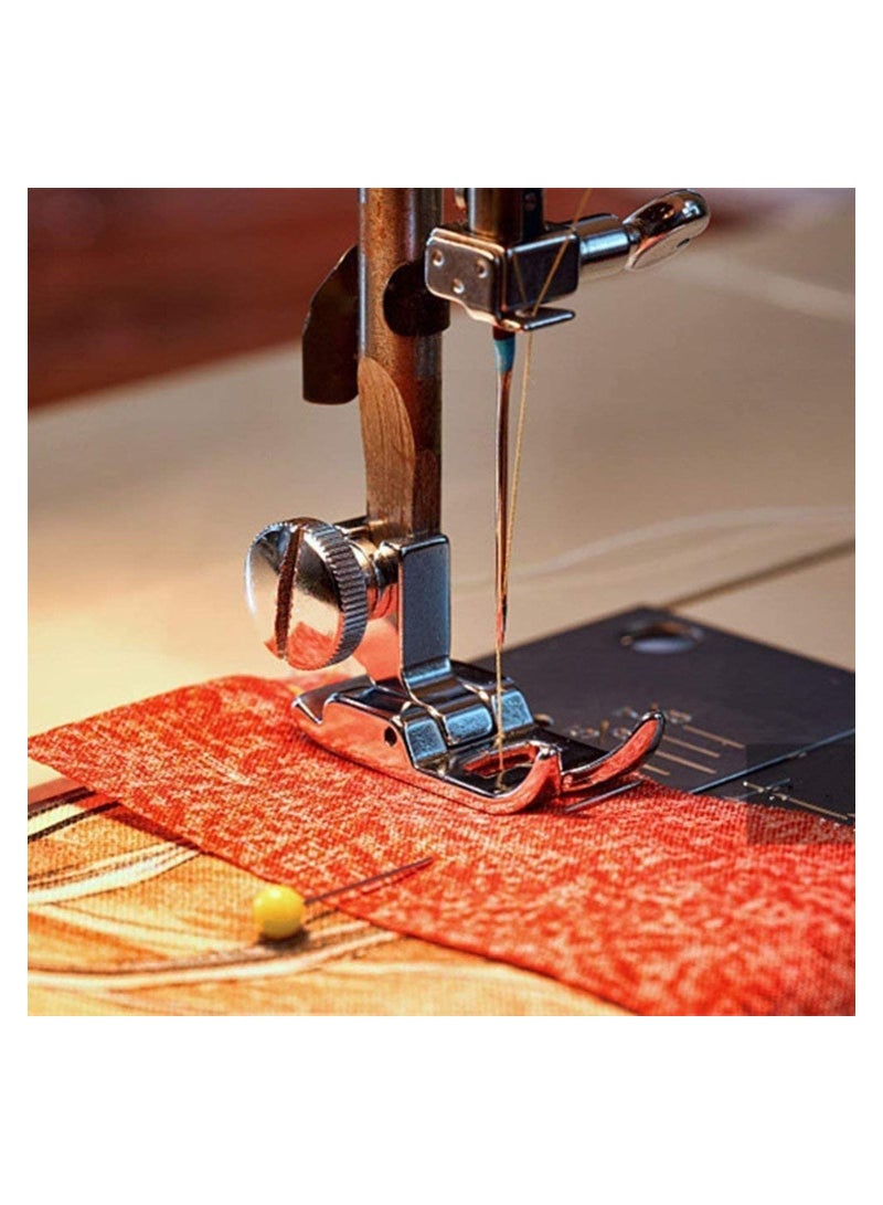 Y&D 6pcs Straight Stitch Foot Snap On Sewing Machine Presser Will Fit for Singer, Brother, Janome, Toyota, Etc Domestic Machines, Zig Zag Most Machines - Image 5