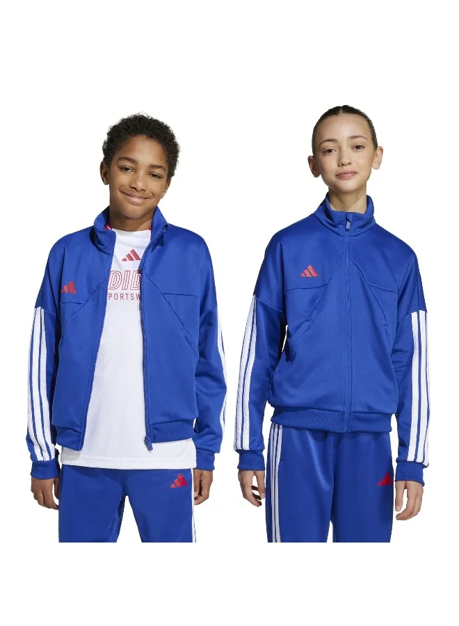 adidas جاكيت تدريب أزرق للأولاد من - سنوات