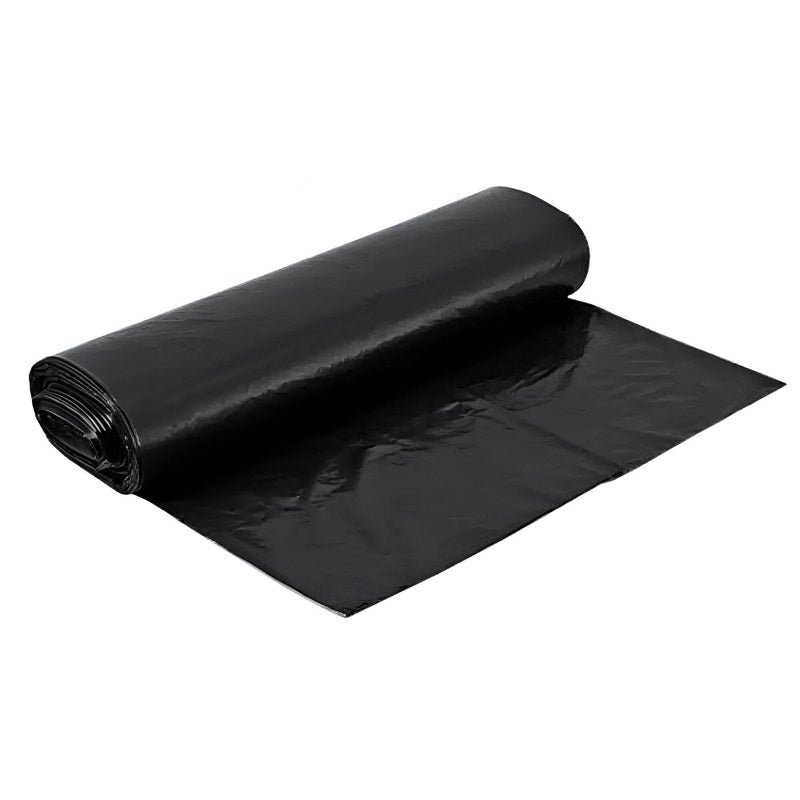 Heavy Duty Trash Bags - Extra-thick black waste bags on rolls, designed for heavy loads, puncture-resistant and odor-locking, perfect for home, commercial, and industrial disposal. - Image 2