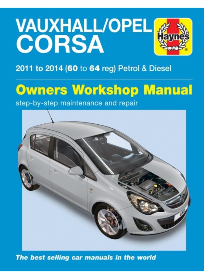 Vauxhall/Opel Corsa petrol & diesel (11-14) 60 to 64 Haynes Repair Manual