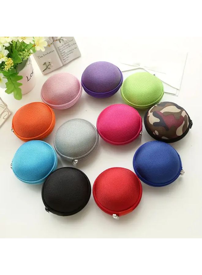 Blue Small EVA Earphone Cable Organizer Pouch Compact Travel Storage Bag - Image 5