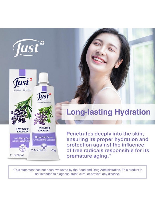 SwissJust Swiss Just Lavender Cream 60Ml. Herbal Cream With Lavender Oil Witch Hazel. - Image 4