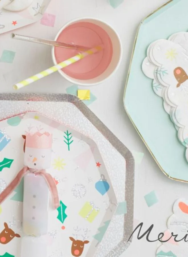 Meri Meri Festive Fun Side Plates