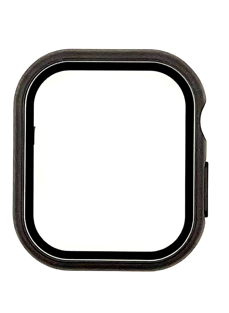 APPLE I WATCH CASE WITH GLASS S10 42 MM - BLACK