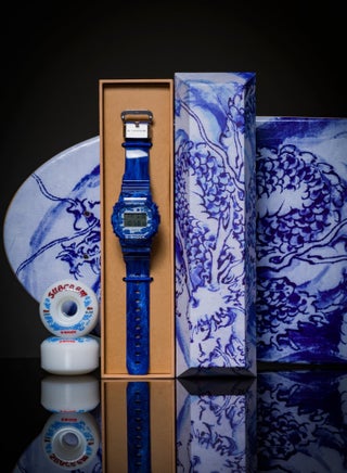 G-Shock DW-5600BWP-2PFS Subcrew 'China Blue' Limited Edition Men's Watch – Blue Porcelain Pattern, Resin Strap, 48.9mm, 200m WR - pzsku/ZC402AE562FE04A503DC6Z/45/1744986971/5e2aacf9-a27b-4223-8de0-bdf9b9476939