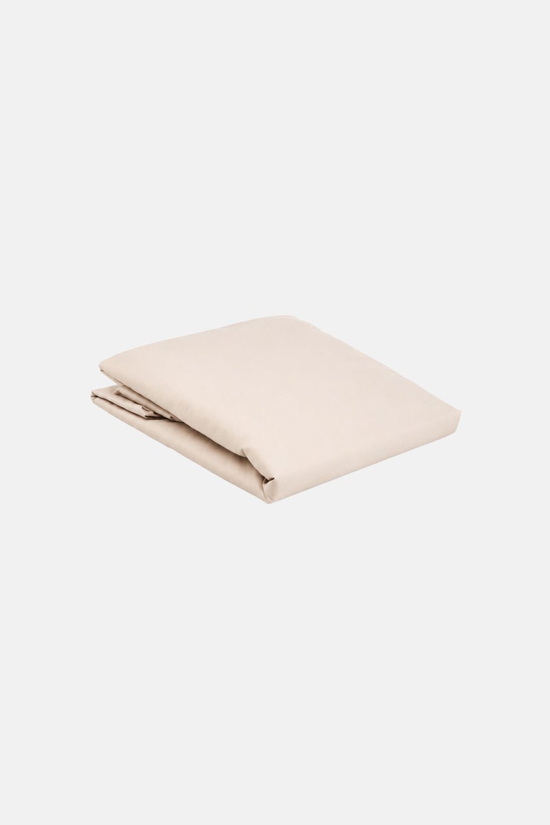NINE WEST King Size Fitted Sheet, Light Beige - Image 2