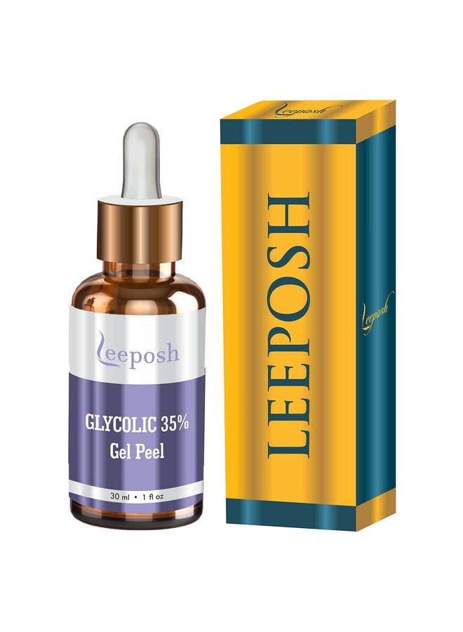 ليبوش مقشر الجليكوليك 35% مقشر Aha لتقليل الندبات، مقشر جل الجليكوليك مع معادل جليكوليك مشرق للبشرة، محلول تقشير كيميائي للوجه، مقشر كيميائي للوجه للنساء والرجال، 130 مل - Image 2
