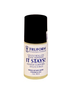 Truform Rollon Body Adhesive, Prevents Stocking Rolling Or Falling Down, 2 Fl. Ounce ., Made In Usa  - Image 3