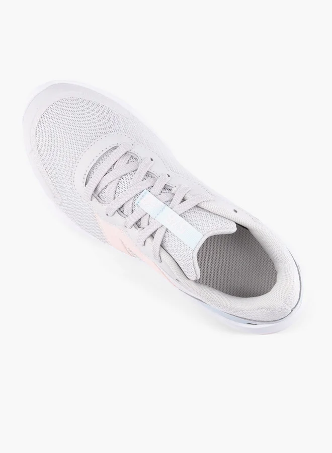 New Balance Girls' Logo Print Lace-Up Sports Shoes