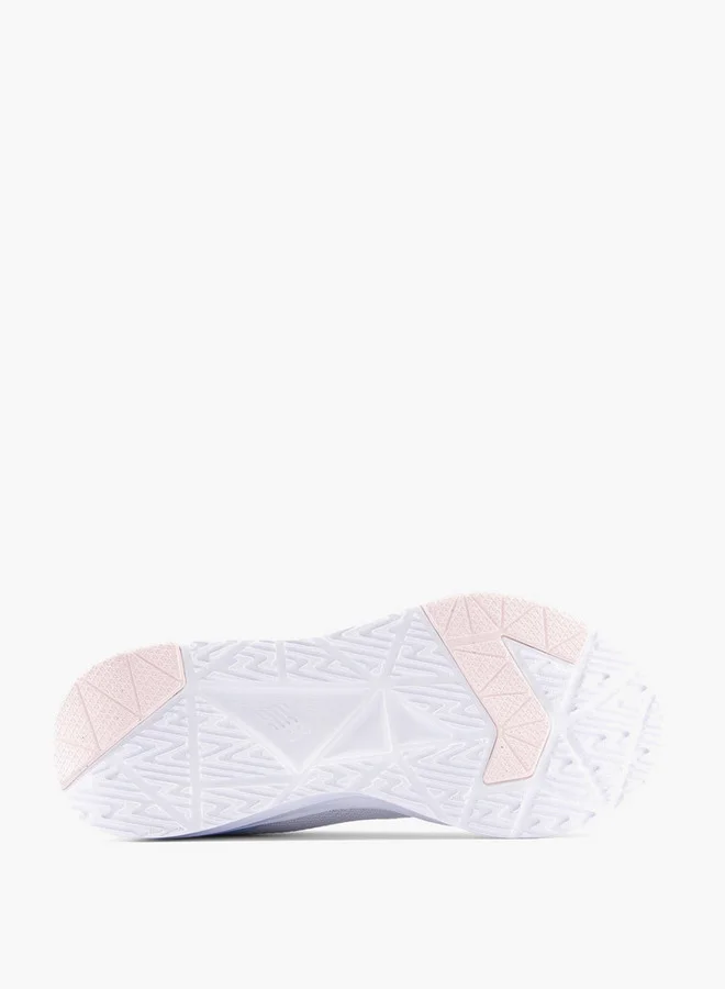New Balance Girls' Logo Print Lace-Up Sports Shoes