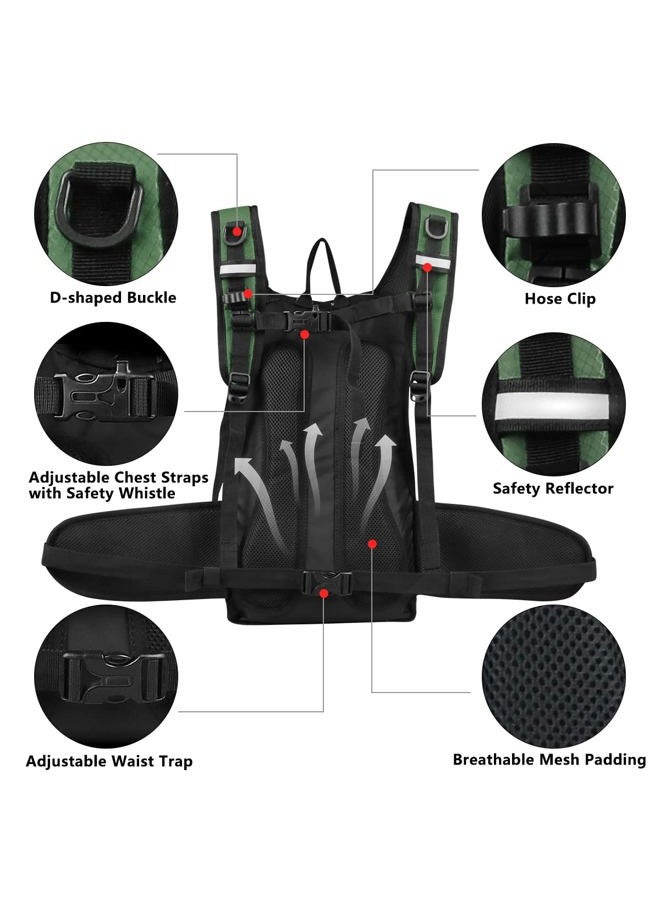 Lunidry Insulated Hydration Pack Backpack with 3L BPA Free Leak-Proof Water Bladder, Keep Liquids Cool for Up to 5 Hours, Daypack for Hiking, Running, Cycling, Hunting, Climbing - Image 4