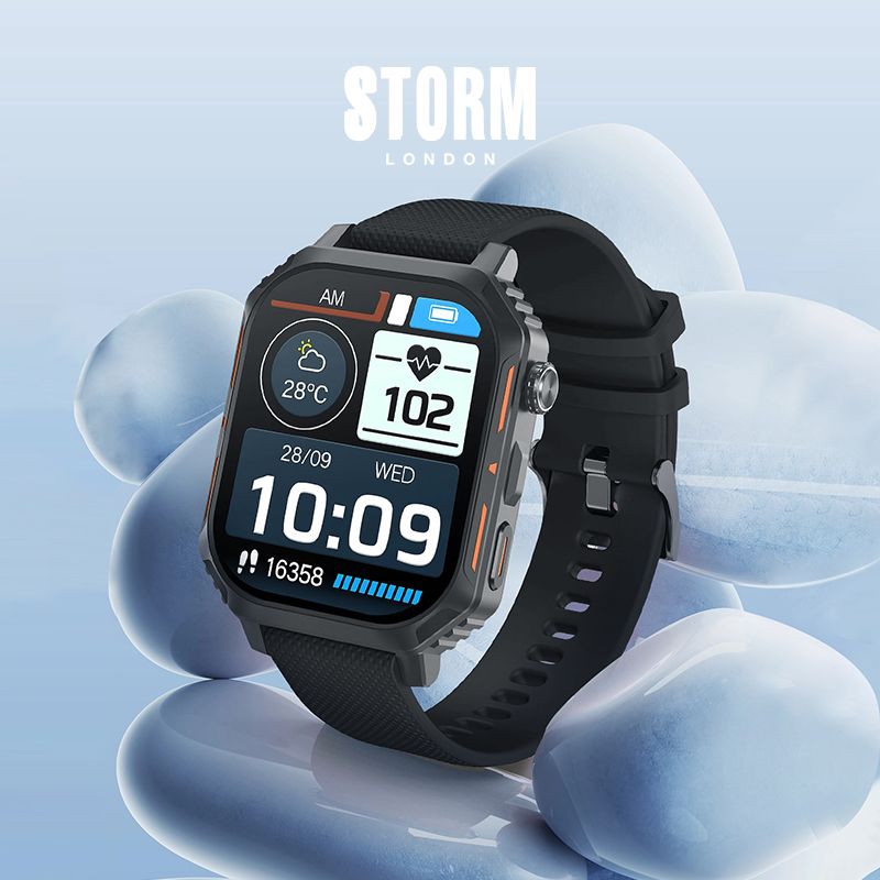 STORM British Storm, UK‑imported S‑MAX smartwatch—European and American‑style wristwatch, multi‑function smartwatch. - Image 2