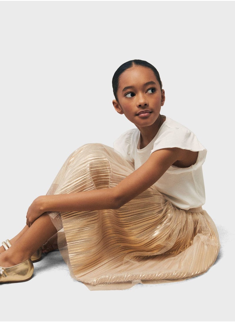MANGO - Kids Pleated Skirt - Image 1
