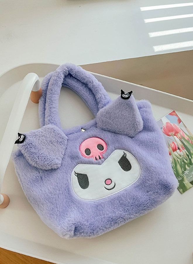 Kuromi Cute Girl Plush Bag Handbags for School 3D Kawaii Animal Cartoon Schoolbag for Girl Bookbag School Supplies - Image 3