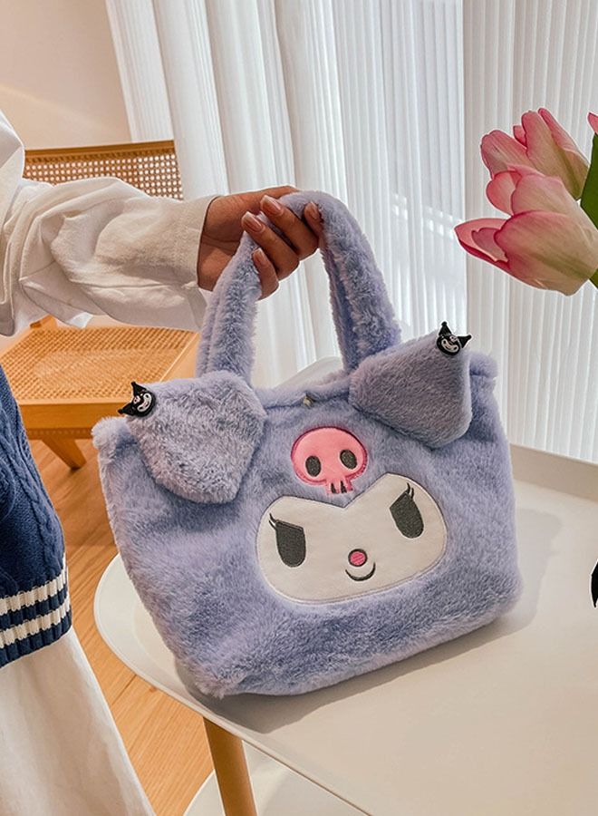 Kuromi Cute Girl Plush Bag Handbags for School 3D Kawaii Animal Cartoon Schoolbag for Girl Bookbag School Supplies - Image 4