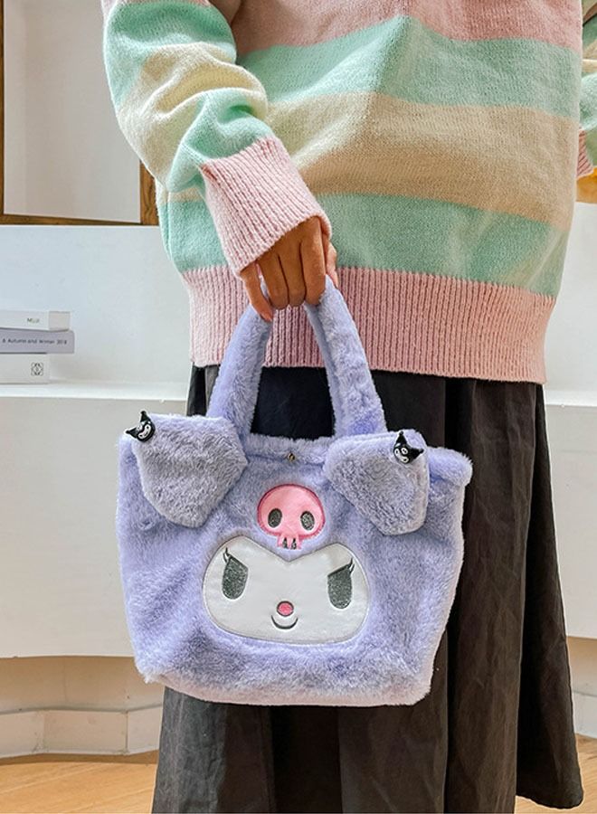 Kuromi Cute Girl Plush Bag Handbags for School 3D Kawaii Animal Cartoon Schoolbag for Girl Bookbag School Supplies - Image 2
