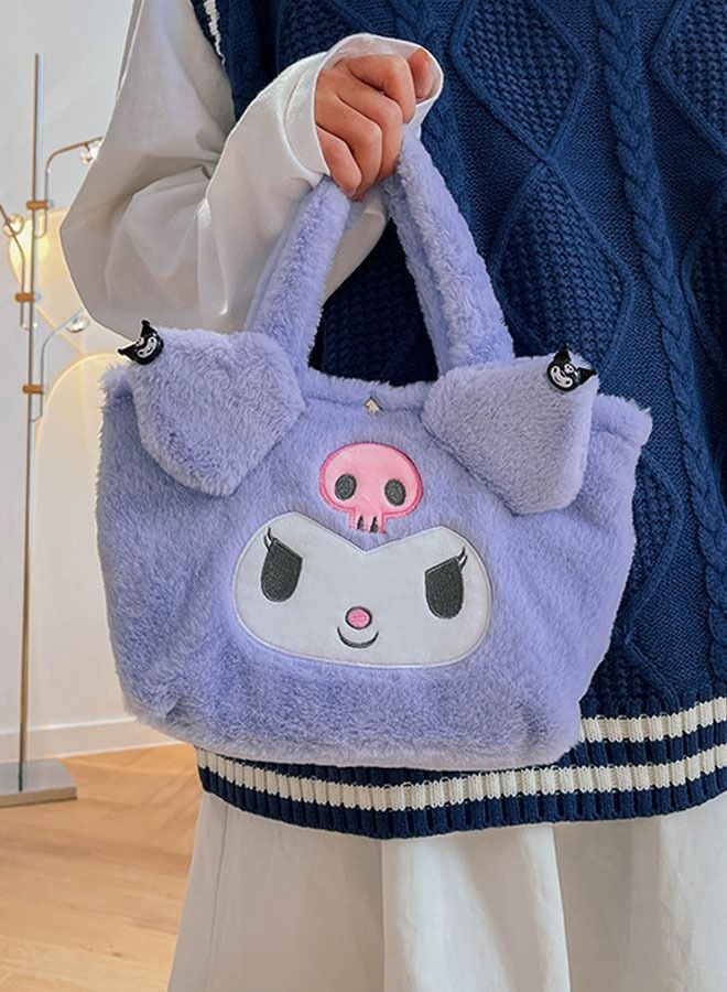 Kuromi Cute Girl Plush Bag Handbags for School 3D Kawaii Animal Cartoon Schoolbag for Girl Bookbag School Supplies - Image 5