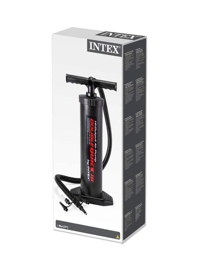 انتكس مضخة هواء مزدوجة سريعة 3 عالية الإخراج 19 × 8 × 5 بوصة - Image 1