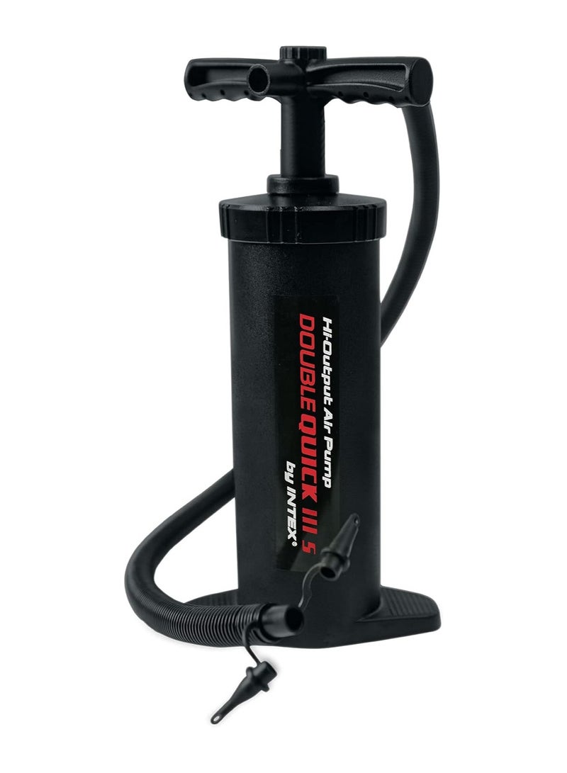 انتكس مضخة هواء مزدوجة سريعة 3 عالية الإخراج 19 × 8 × 5 بوصة - Image 2