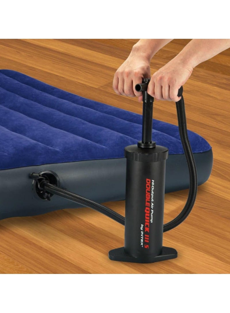 انتكس مضخة هواء مزدوجة سريعة 3 عالية الإخراج 19 × 8 × 5 بوصة - Image 3