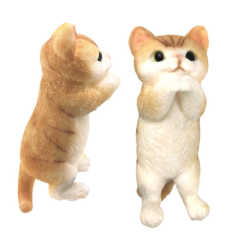 YVBBHE Big Hand Painted Cat Squishy ToysLarge Cute Ultra Soft Kitty Squeeze Fidget Toys for Stress Relief Kawaii Squishies Sticky Animal Toys for Adults KidsDecompression Sensory Balls Congratulations - Image 3