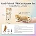 YVBBHE Big Hand Painted Cat Squishy ToysLarge Cute Ultra Soft Kitty Squeeze Fidget Toys for Stress Relief Kawaii Squishies Sticky Animal Toys for Adults KidsDecompression Sensory Balls Congratulations - Image 4