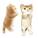 YVBBHE Big Hand Painted Cat Squishy ToysLarge Cute Ultra Soft Kitty Squeeze Fidget Toys for Stress Relief Kawaii Squishies Sticky Animal Toys for Adults KidsDecompression Sensory Balls Congratulations - Image 2