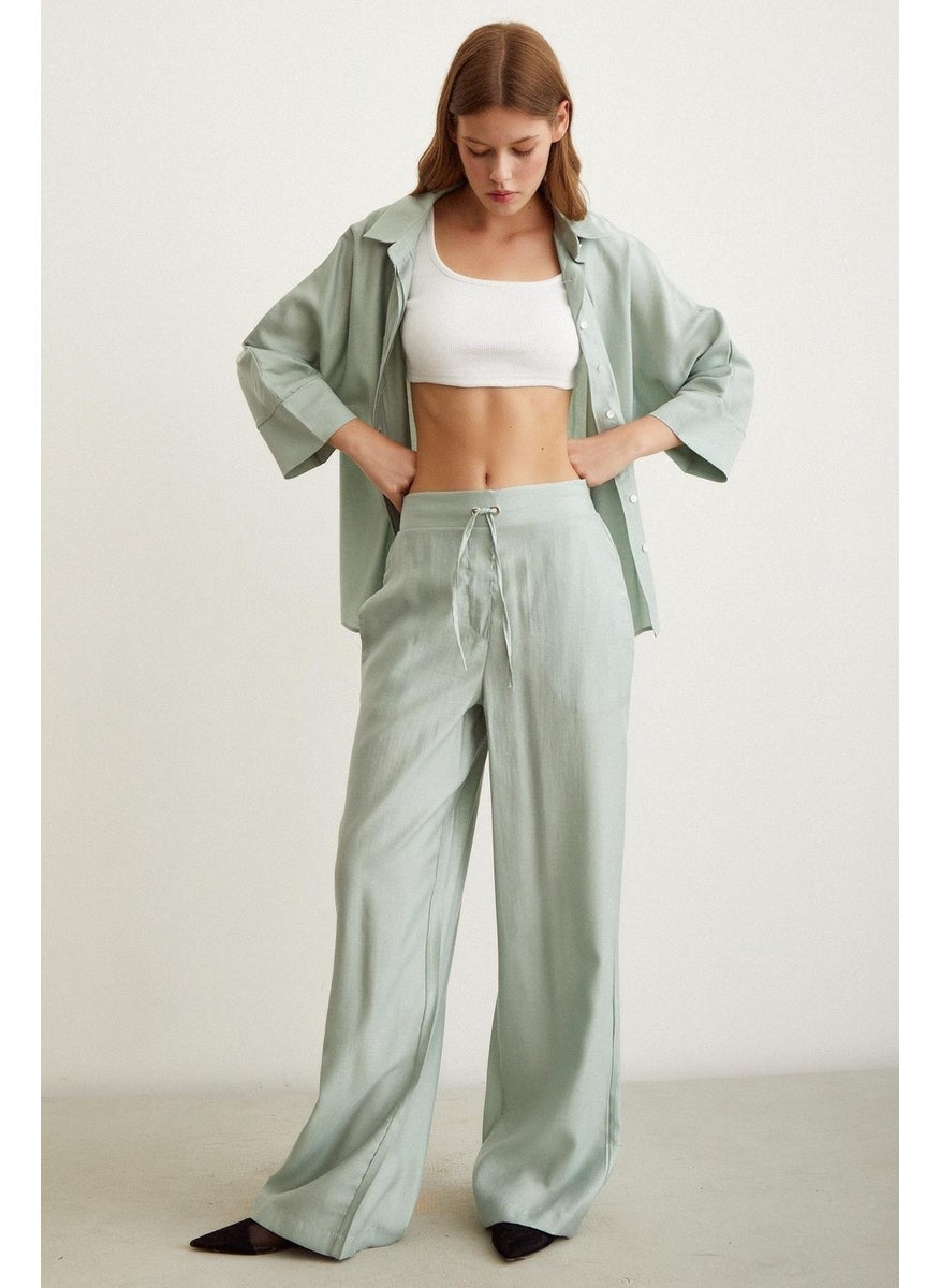 Never More Bat Sleeve Linen Shirt  - Image 3